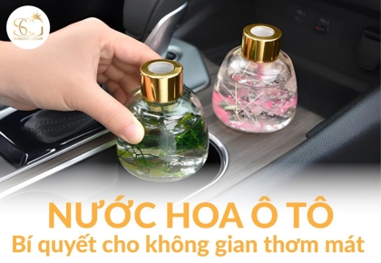 Nước hoa ô tô: Bí quyết tạo không gian thơm mát và thư giãn trên mọi hành trình