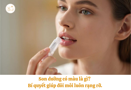 Son dưỡng có màu là gì?  Bí quyết giúp đôi môi luôn rạng rỡ.