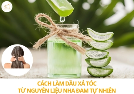 Cách làm dầu xả tóc từ nha đam: Công thức tự nhiên cho mái tóc suôn mượt tại nhà