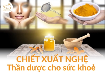 Chiết xuất nghệ: Thần dược vàng cho sức khỏe và sắc đẹp toàn diện