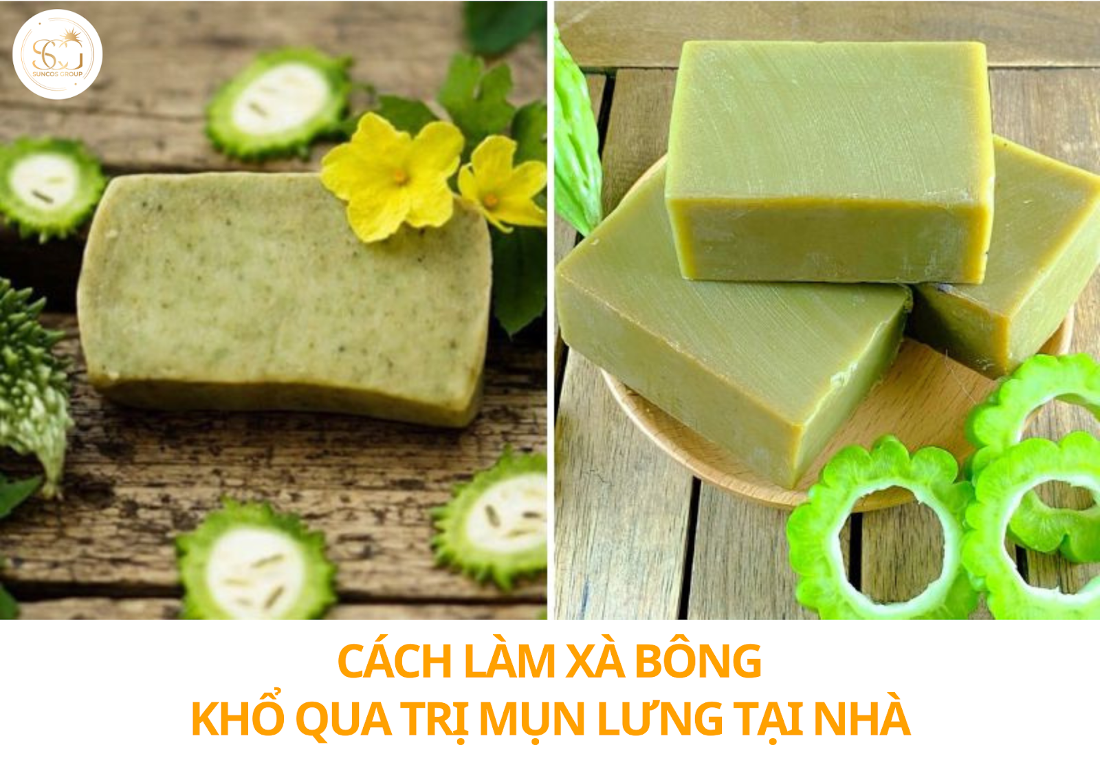 cách làm xà bông khổ qua