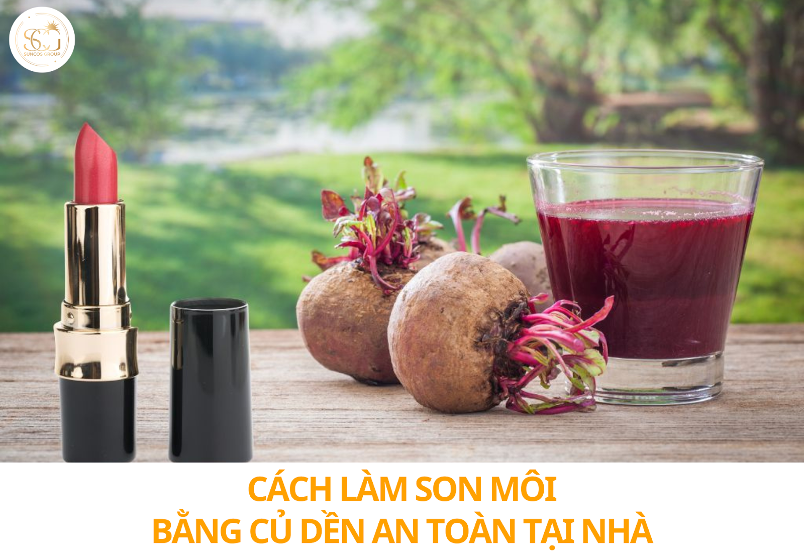 cách làm son bằng củ dền