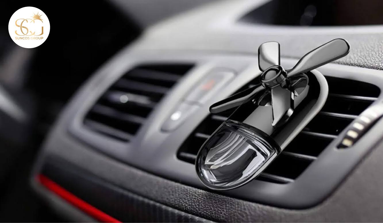 nước hoa ô tô dạng kẹp