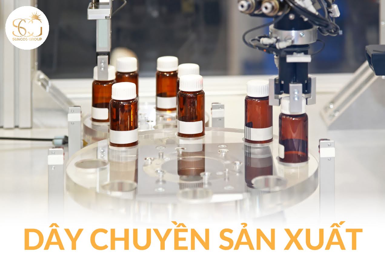 dây chuyền sản xuất mỹ phẩm