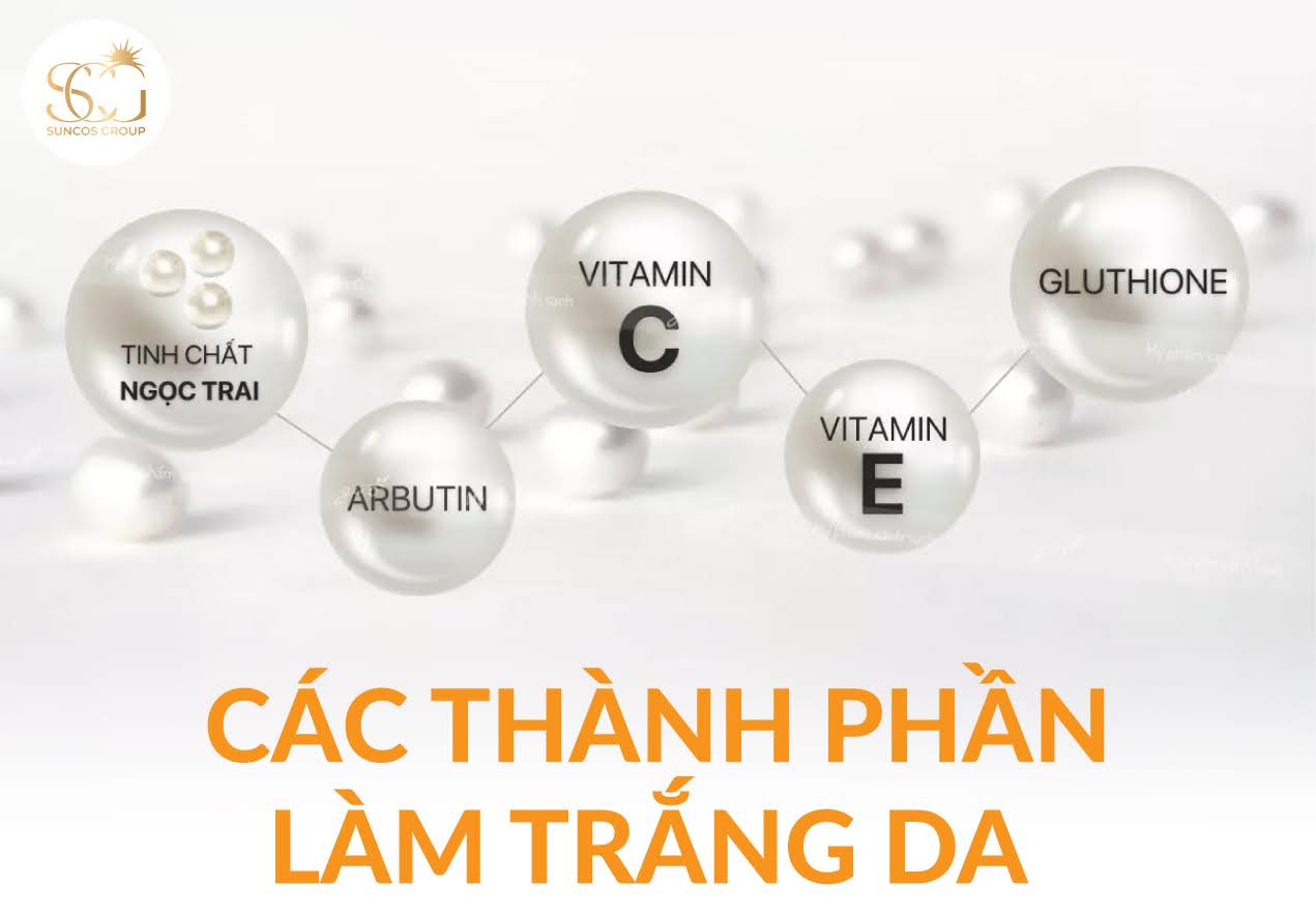 các thành phần làm trắng da