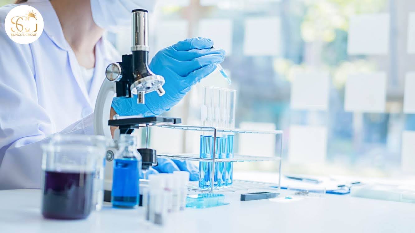 quy trình pha trộn trong sản xuất mỹ phẩm