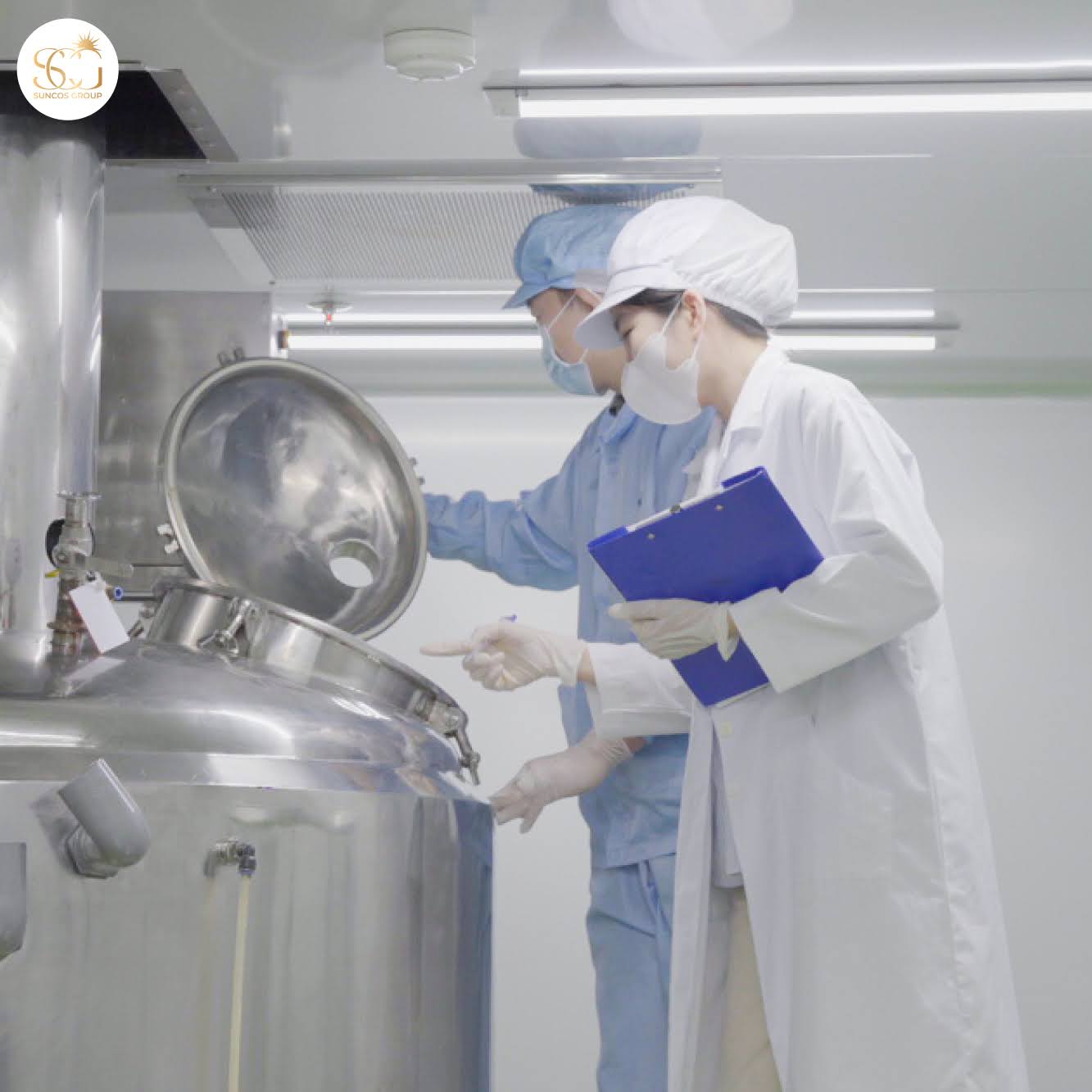 nhà máy gia công mỹ phẩm mặt trời mọc